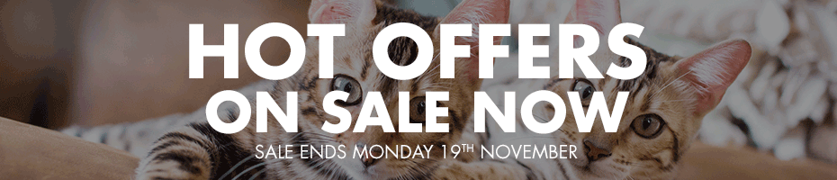 HOT OFFERS ON SALE NOW - Sale ends Monday 19th November