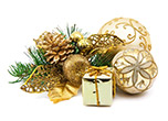Ornaments and decorations aren't food - keep your pet away from them