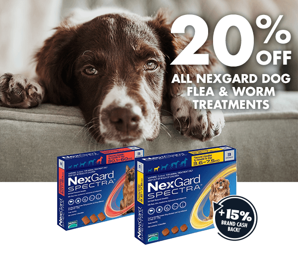 20% Off Nexgard Dog Treatments